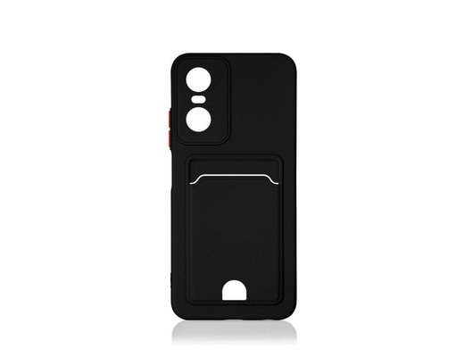 Чехол DF для Tecno Pop 6 Pro tCardCase-02 (black)